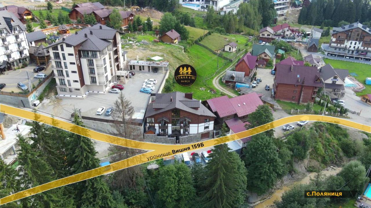 Маєток "Zymon & Ski" Boekovel Buitenkant foto